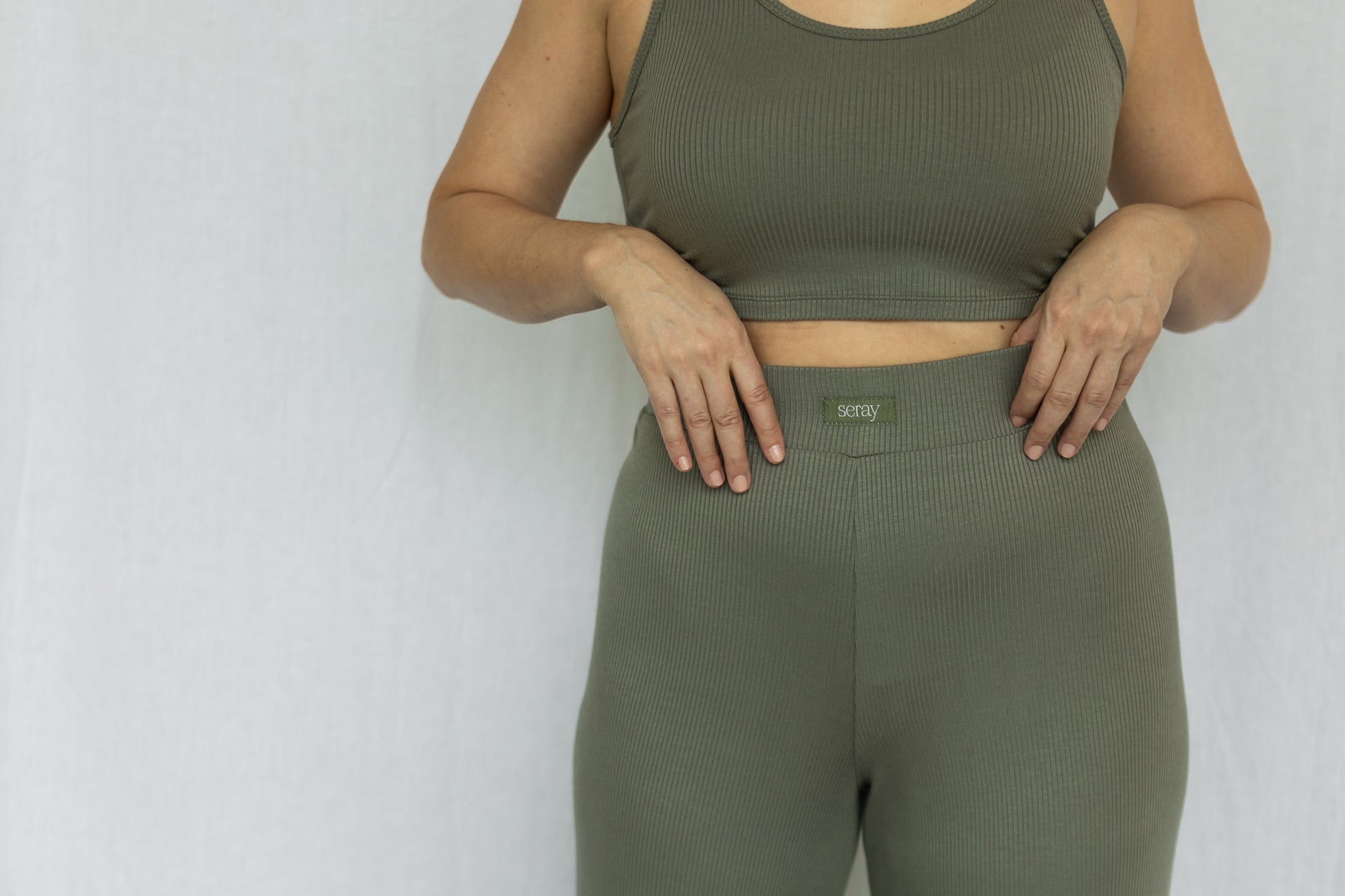 Distressed Wide-Leg Joggers (Sage) – Truly Bonded